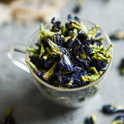 Dried Butterfly Pea Clitoria Ternatea Organic Whole Flower Makes A Healthy Tea