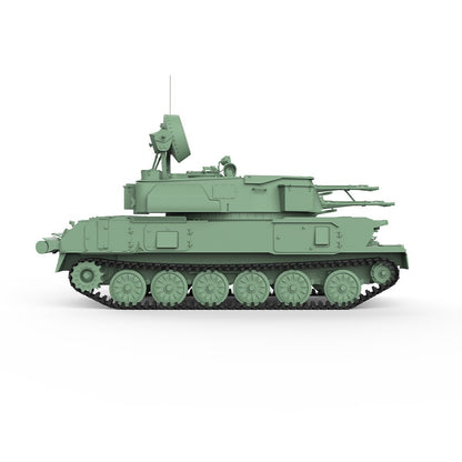 SSMODEL 1/144 Military Model Kit Soviet ZSU-23-4 Shilka Self-Propelled Gun