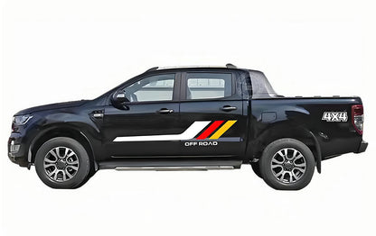 Graphic Racing Stripe Side Door Sticker For All Models 4x4 Off Road Decal Vinyl