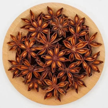 Premium 100 - 500 Gram Star Anise Whole -Refreshing Herbal Tea for Digestive Aid