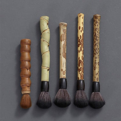 Natural Bamboo Tea Brush|Tea Accessories|Pot Brush|Tea Pet Brush