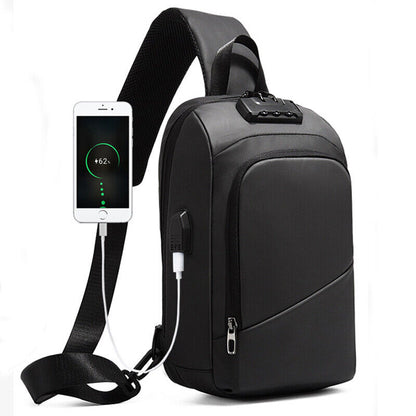 Sling Backpack Oxford cloth Waterproof&Anti-theft Crossbody Bag Outdoor SportBag