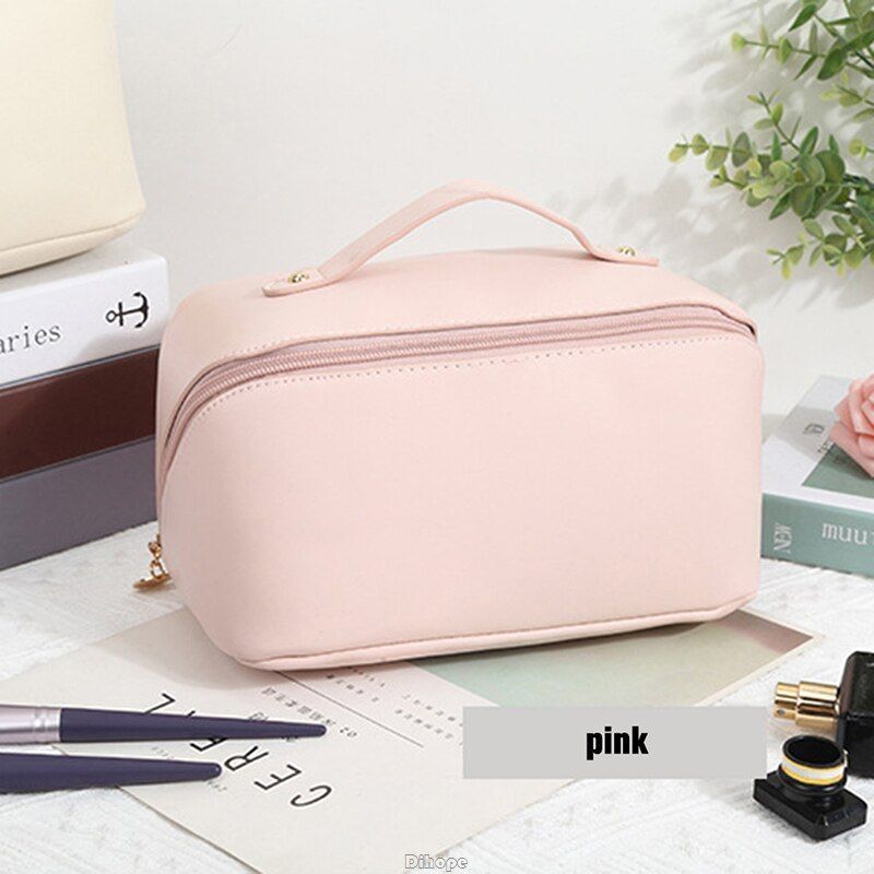 Makeup Bag Cosmetic Toiletries Organizer Traveling Waterproof Storage Case Purse