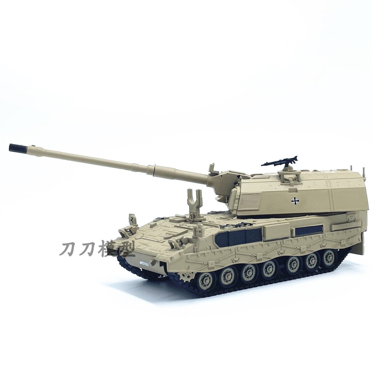 1:72 German PZH2000 self-propelled gun howitzer tank chariot simulation model