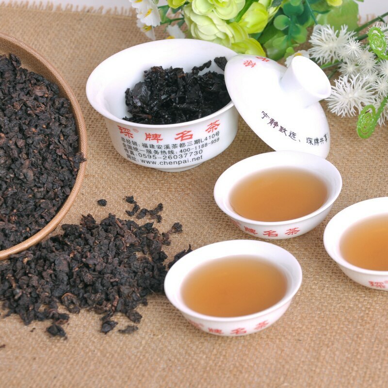 ！Black Oolong Tea Loose Leaf High Baked Oolong Tea Weight Loose Tie Guan Yin250g