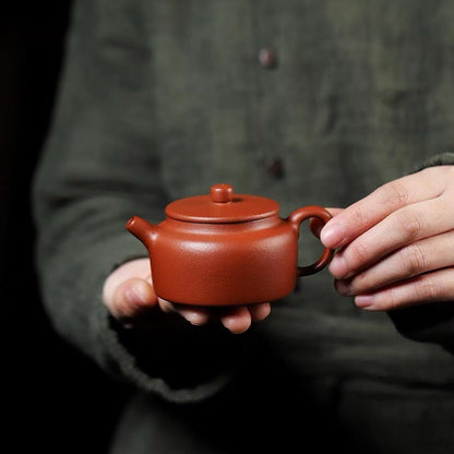 110cc Yixing Zisha Purple Clay Original JiangpoNi Handmade Dezhong Puer Teapot