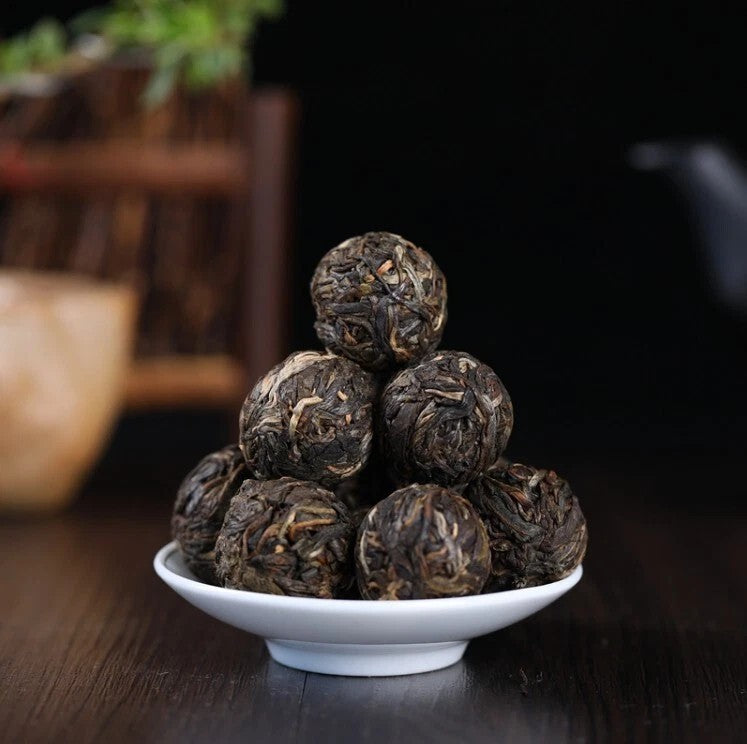 1000g Handmade pearl YiWu puerh tea mini Raw pu-erh puerh tuo Uncooked puerh tea