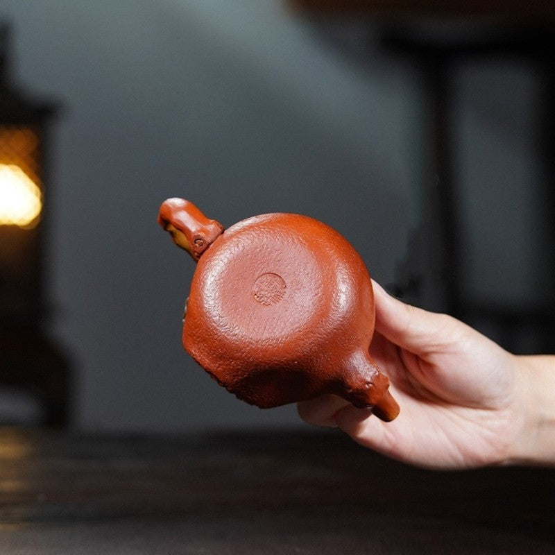 Yixing Zisha Purple Clay Teapot Original Ore Jiangpo Mud Handcrafted Pomegranate