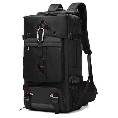 New Men's Travel Bag Backpack Luggage Bag Hiking Outdoor Mountaineering Bag