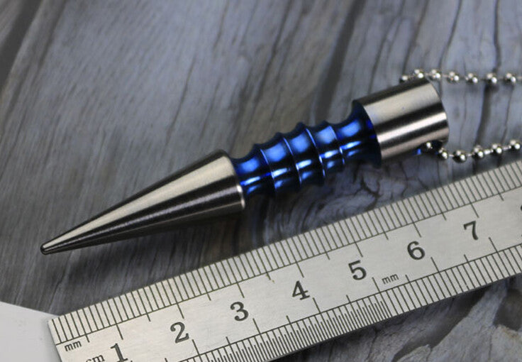 New TC4 Titanium Key Chain Necklace Key Chain Pendant Portable EDC Outdoor Tools