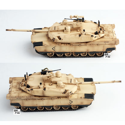 AM 1/72 U.S. Army Abrams M1X Tank 2022 Painted Finished Model- Desert Color