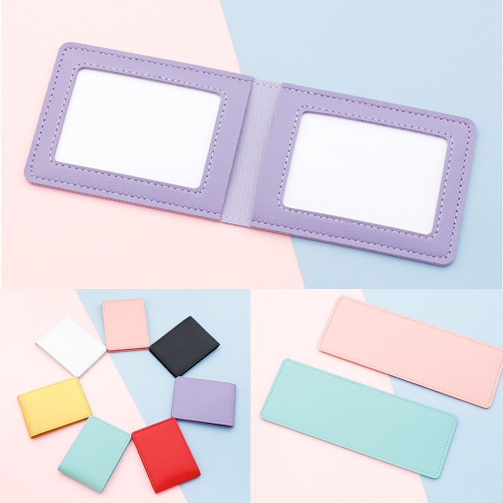 Card Holder Synthetic Leather Organizer Bag 10.8*7.7*1 CM Case White/Yellow/Red