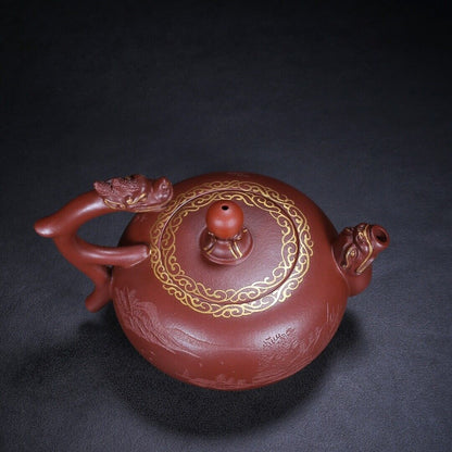 Chinese Yixing Zisha Clay Handmade Exquisite Teapot #8755576