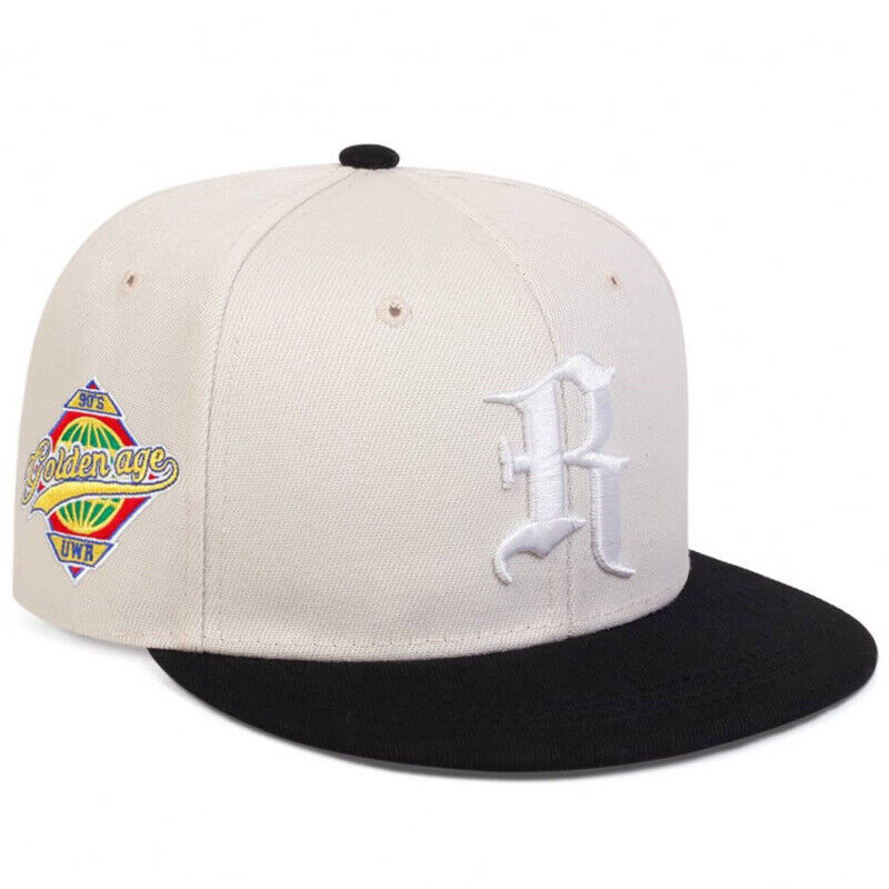 R Letter Snapback Baseball Cap Hat Adjustable Cali Era Hip Hop Flat Men Cotton