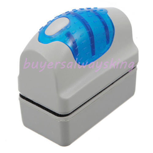 New Magnetic Clean Brush Aquarium Fish Glass Tank Algae Cleaner Scrubber Float