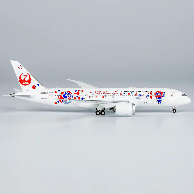 NG 1/400 JAL B787-8 aircraft model JA823J 2025 Osaka World Expo alloy model