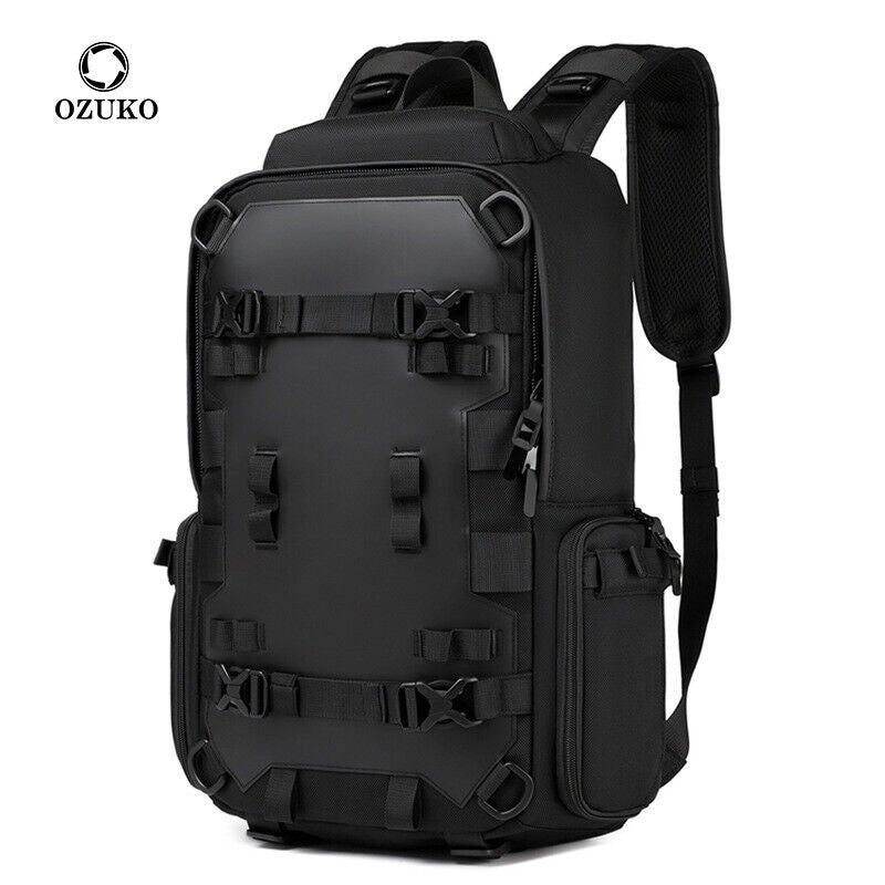 OZUKO Men's Backpack, Waterproof Oxford fabric Travel Bag, 15.6" Laptop Backpack