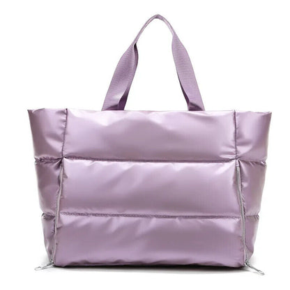 Winter Woman Handbag Shopper Bag Female Padded Bags Women's Shoulder Bags Bag