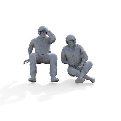 Yao's Studio SSTR87900B 1/87 Military Model UK Tank Soldiers