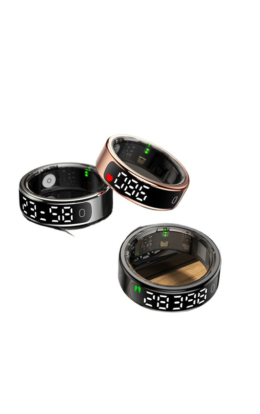 Smart ring heart rate blood oxygen exercise meter step Bluetooth camera