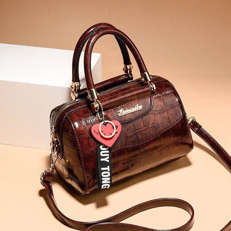 Handbag Shoulder Bags PU Leather Womens Handbags Pattern Ladies Tote Bag