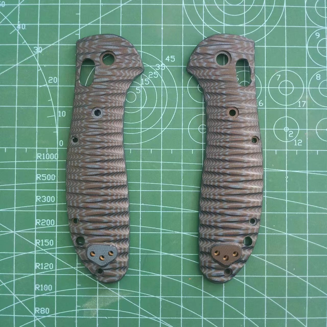 1 Pair G10 Material Handle Scales for Benchmade Griptilian 551 Folding Knife