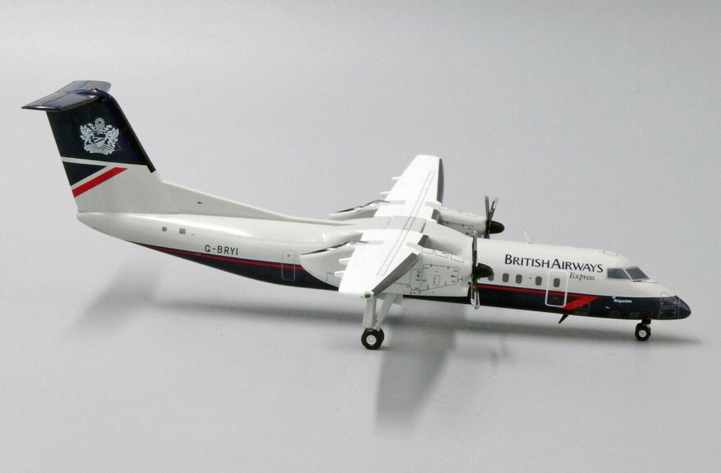 1:200 JC Wings BRITISH AIRWAYS Bombardier Dash 8 Q300 Airplane Diecast Model