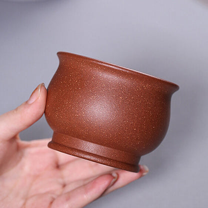True Yixing Zisha Tea Cup Original Ore Master Cup Purple Clay 180ml Handmade Cup