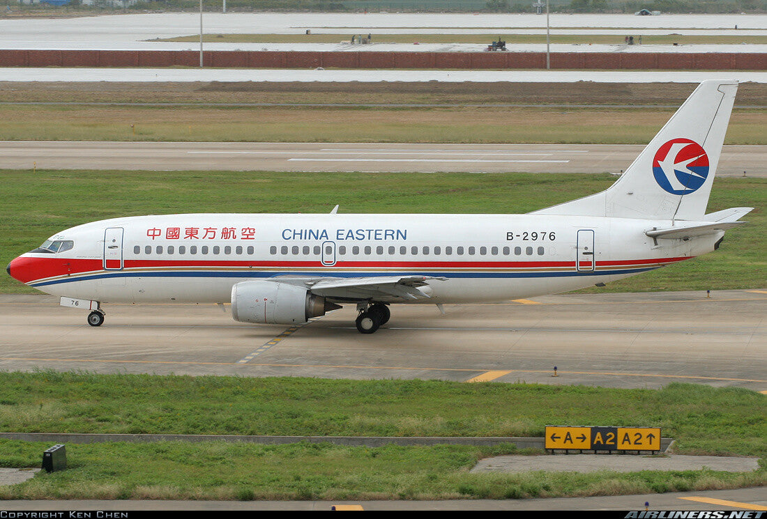 1:400 PandaModel CHINA EASTERN B737-300 B-2976 Passenger Airplane Diecast Model
