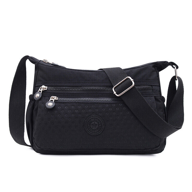 Women's Crossbody Bag Nylon Shoulder Bags Top-handle Ladies Handbag Travel Tote