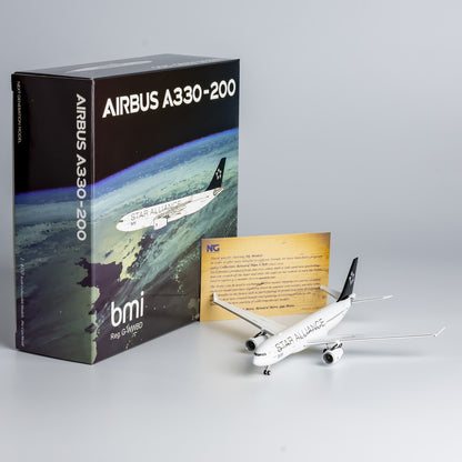1:400 NG Model bmi STAR ALLIANCE AIRBUS A330-200 Airplane Diecast Aircraft Model