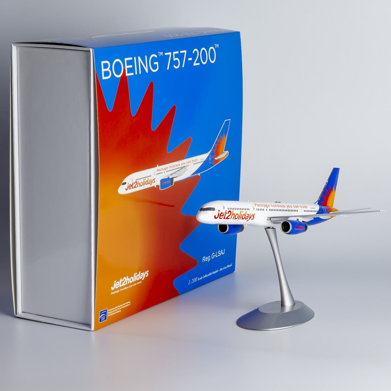 1:200 NG Model Jet2 BOEING 757-200 Passenger Aircraft Diecast Airplane Model