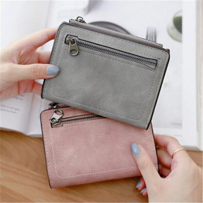 Lady Handbag Cash Clip Billfold Women's Wallets Card Clamps Money Bag Coin Purse