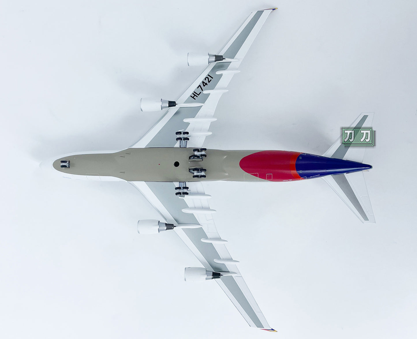 1:400 NG Lite ASIANA CARGO B747-400 HL7428 Passenger Airplane Diecast Model