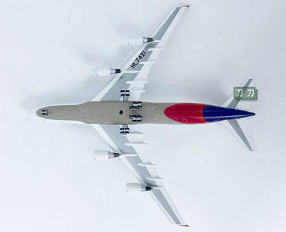 1:400 NG Lite ASIANA CARGO B747-400 HL7428 Passenger Airplane Diecast Model