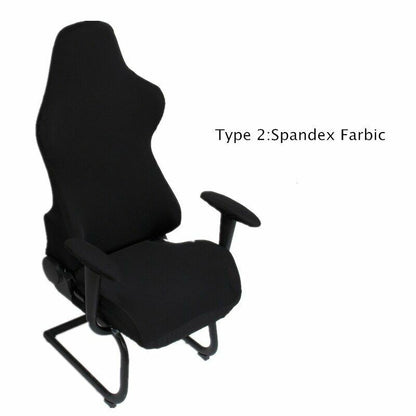 4Pcs/Set Elastic Gaming Chair Warm Cover+Armrest Pads Lambswool Spandex Cushions