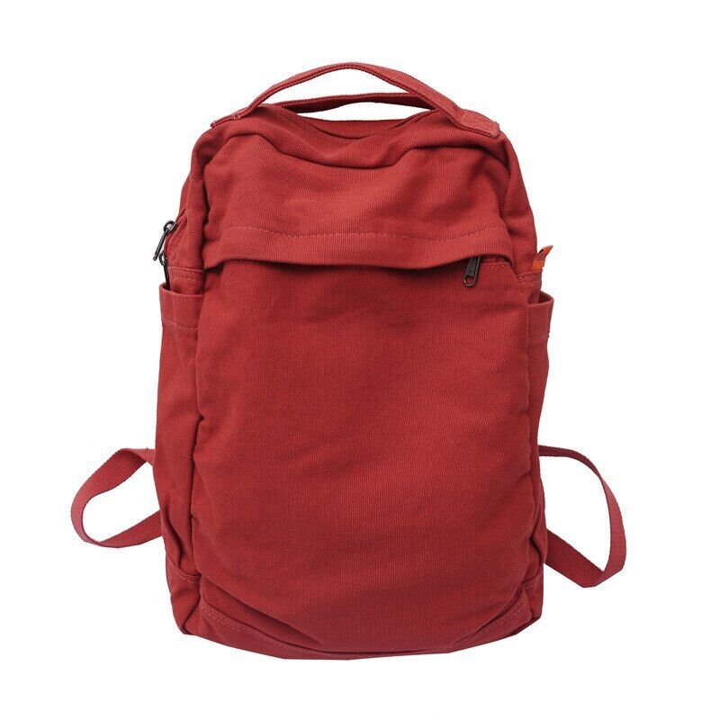 Women Backpack Canvas Rucksack Daypack School Bag for Unisex Book Bag