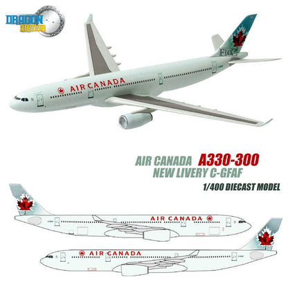 Dragon Air Canada A330-300 New Livery C-GFAF 1/400 diecast plane model aircraft