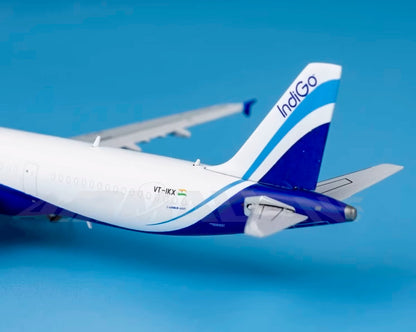 1:400 JC Wings IndiGo Cargo AIRBUS A321 Aircraft Plane Diecast Airplane Model