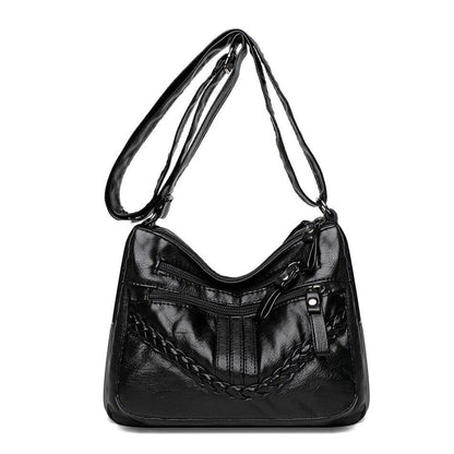 Shoulder Bag Synthetic Leather Luxury Handbag Purse Crossbody Tote Bag Polyester
