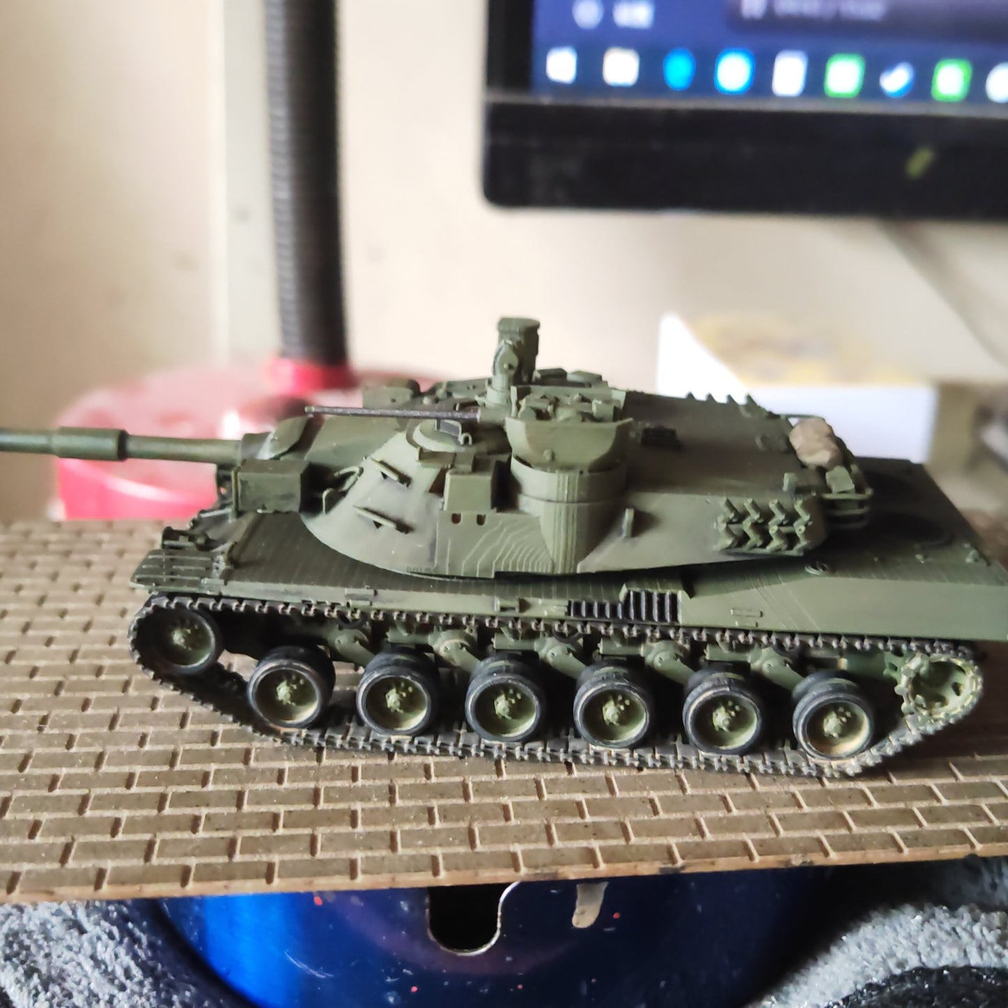 3D Printed 1/72 Germany Kpz70 Tank Finished Product