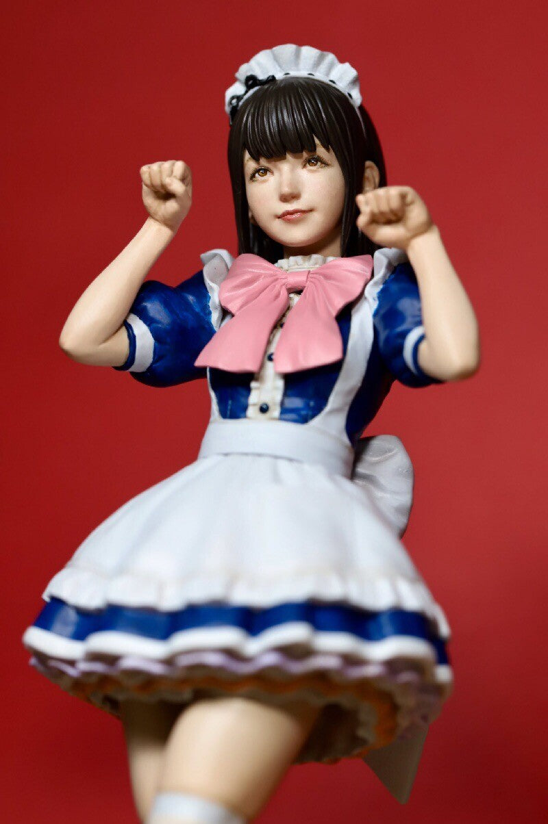 1/12 resin figures model kit Lovely maid girl FY169 Unassembled Unpainted