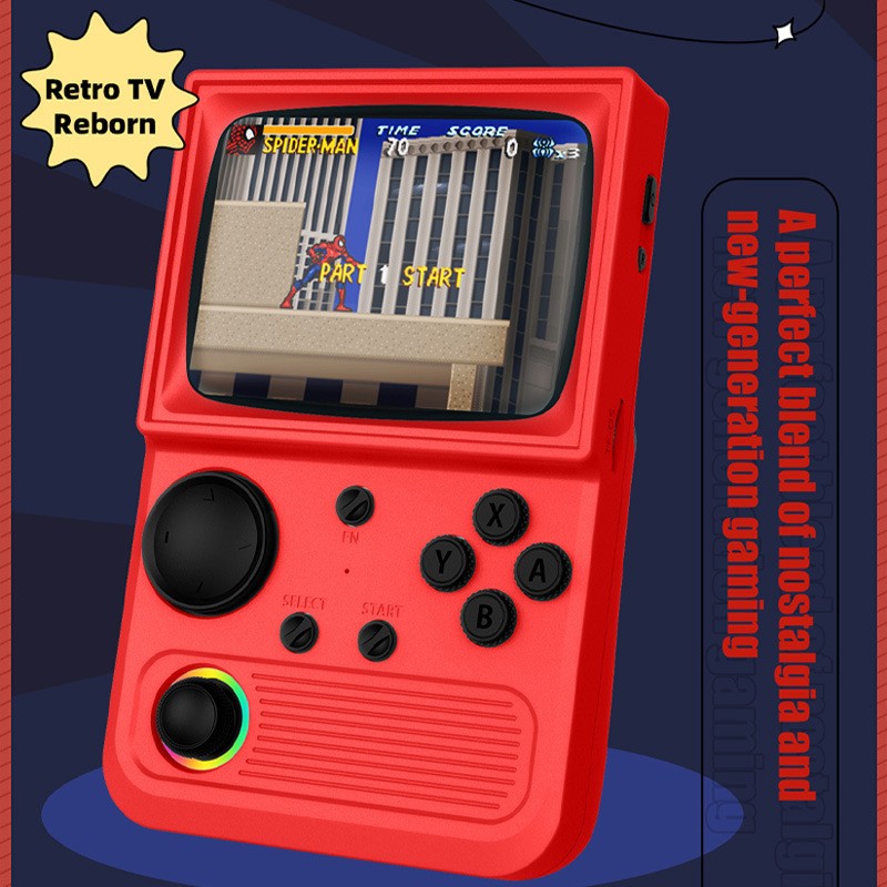 2026 New Upgraded R36T Retro Handheld Game Console, 128GB Mini Video Game