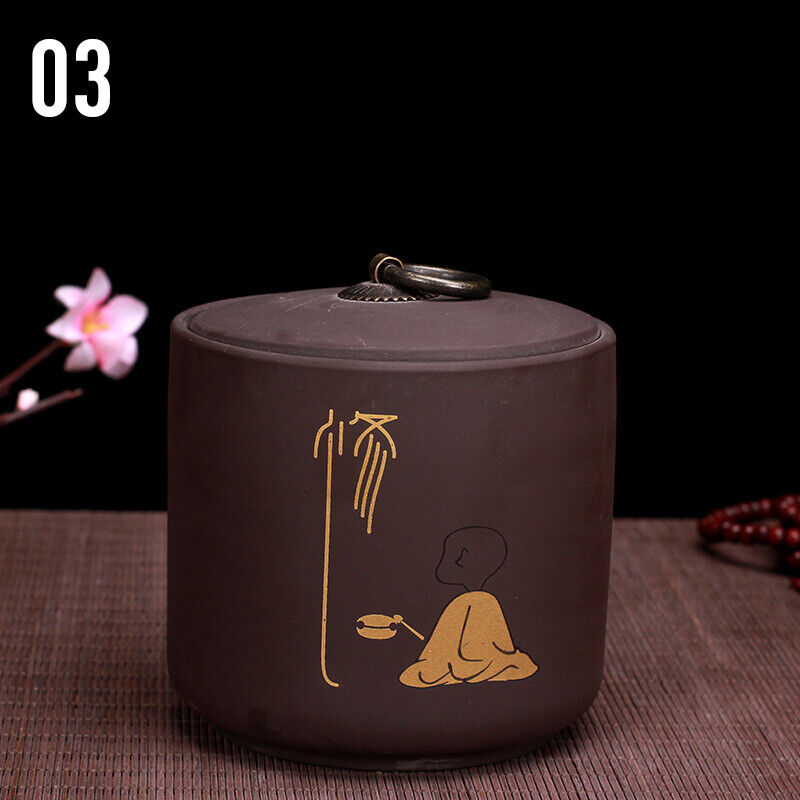 Ceramic Storage Tank Porcelain Moisture-Proof Tea Cans Food Storage Container