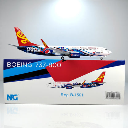 1:200 NG Model Hainan Airlines BOEING B737-800 Airplane Diecast Aircraft Model