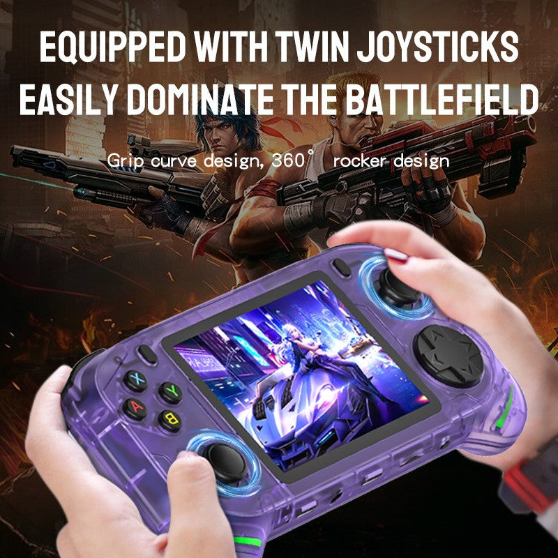 RX6H Handheld Game Console with 64G-128G, Open Source Linux System 3.5 inch