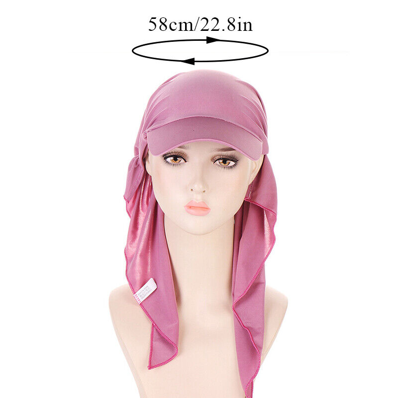 Ladies Women Hair Loss Scarf Cancer Chemo Cap Muslim Turban Hat Baseball Cap