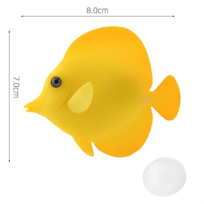 Aquarium Decoration Silicone Artificial Luminous Fish Tank Landscape Accessories