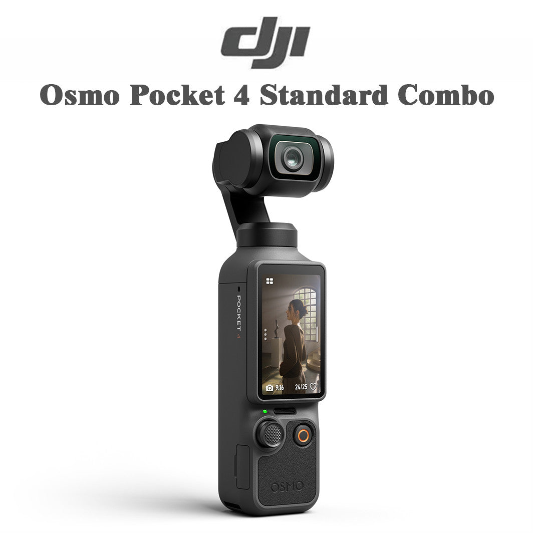DJI Osmo Pocket 4 Standard Combo 4K Gimbal Camera Vlog Handheld Stabilizer