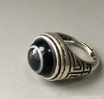 Old Yan Buddha's Eye Dzi Rings Collect